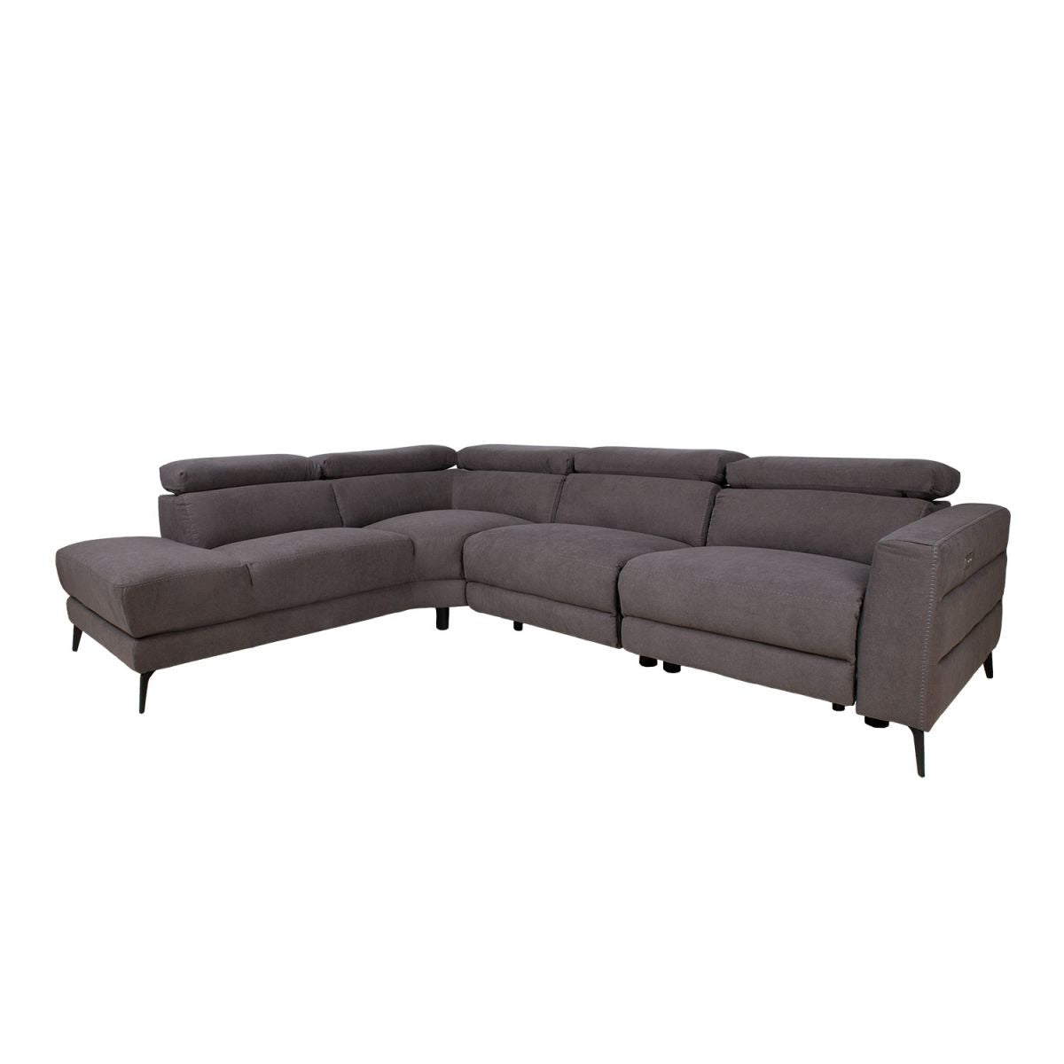 Corner Sofa Worcester | size: Width: 295cm, Height: 77cm, Depth: 231cm | color: Gray | image: 6 | variant: 1000149