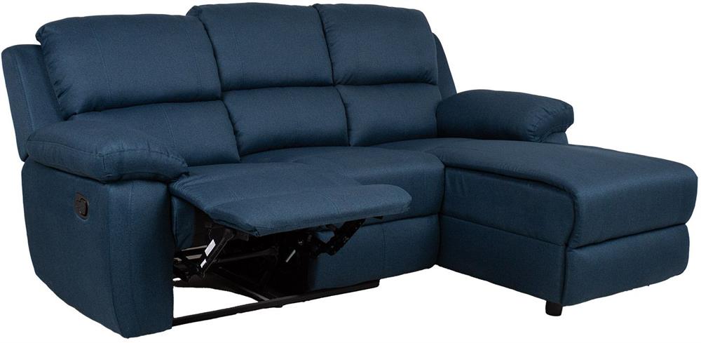 Corner Sofa Wycombe | size: Width: 214cm, Height: 98cm, Depth: 160cm | color: Blue | image: 2 | variant: 1000394