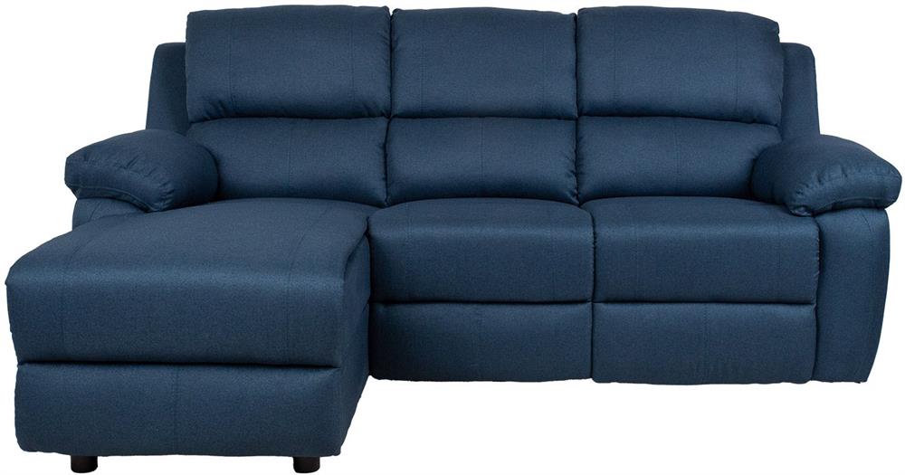 Corner Sofa Wycombe | size: Width: 214cm, Height: 98cm, Depth: 160cm | color: Blue | image: 3 | variant: 1000393