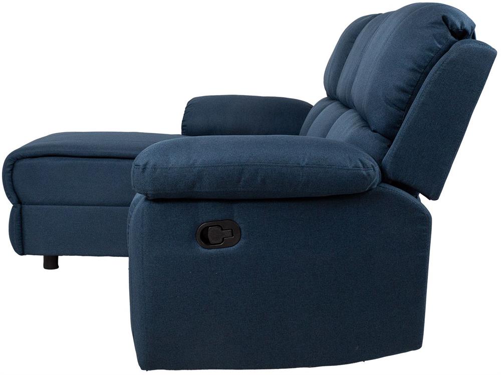 Corner Sofa Wycombe | size: Width: 214cm, Height: 98cm, Depth: 160cm | color: Blue | image: 4 | variant: 1000393