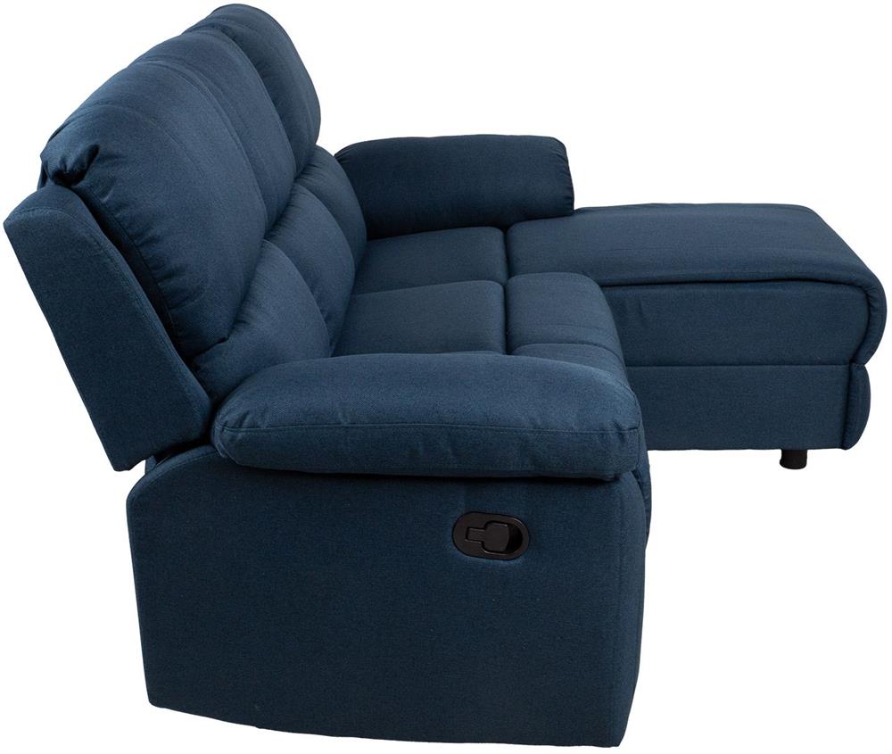 Corner Sofa Wycombe | size: Width: 214cm, Height: 98cm, Depth: 160cm | color: Blue | image: 5 | variant: 1000394