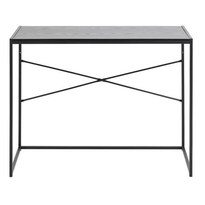 Desk Aberystwyth | size: Length: 45cm, Width: 100cm, Height: 75cm | color: Black/Grey | image: 1 | variant: 1001590