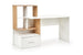 Desk Dubai | size: Length: 50cm, Width: 149cm, Height: 105cm | color: White/Oak | image: 0 | variant: 1003246