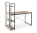 Desk Dublin | size: Length: 64cm, Width: 120cm, Height: 120cm | color: Black/Oak | image: 1 | variant: 1003248