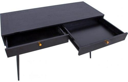 Desk East Knighton | size: Length: 48cm, Width: 120cm, Height: 75cm | color: Black | image: 5 | variant: 1005574
