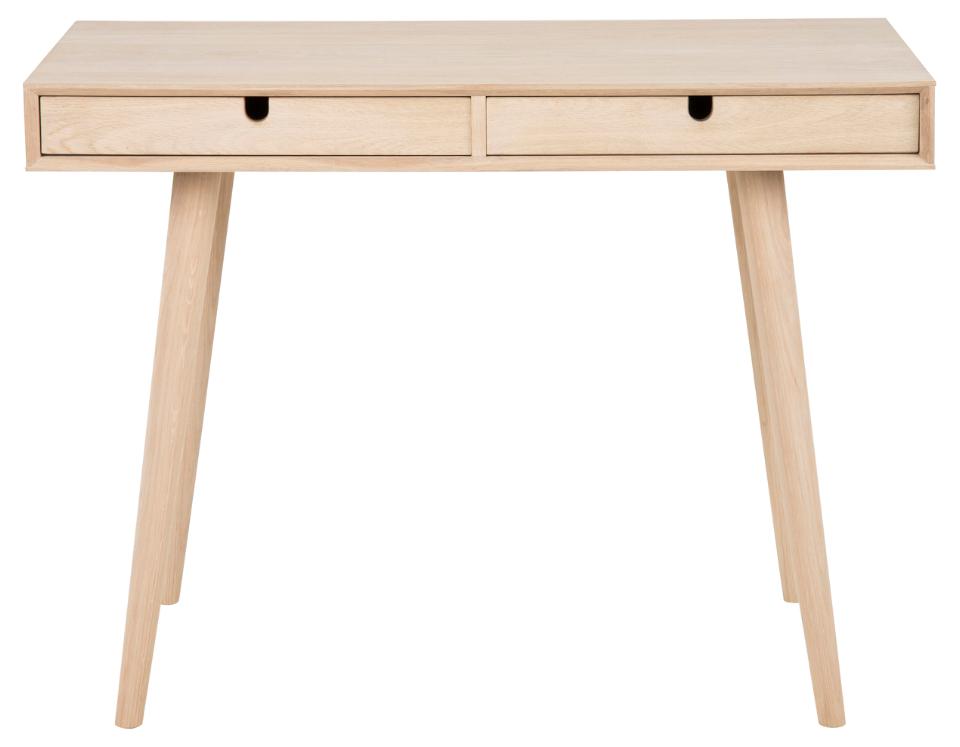 Desk East Penarth | size: Length: 45cm, Width: 100cm, Height: 74cm | color: Oak | image: 2 | variant: 1005701