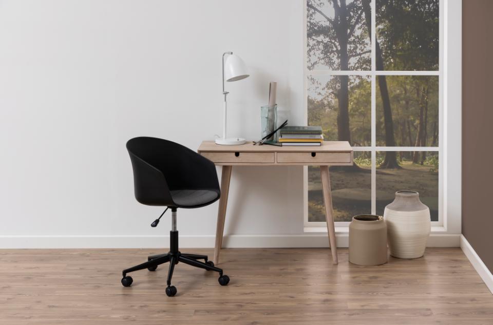 Desk East Penarth | size: Length: 45cm, Width: 100cm, Height: 74cm | color: Oak | image: 4 | variant: 1005701