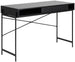 Desk Loughborough | size: Length: 50cm, Width: 110cm, Height: 75cm | color: Black | image: 1 | variant: 1001584