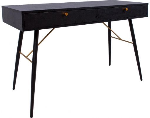 Desk Luxenbourg | size: Length: 48cm, Width: 120cm, Height: 75cm | color: Black | image: 1 | variant: 1012188