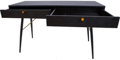 Desk Luxenbourg | size: Length: 48cm, Width: 120cm, Height: 75cm | color: Black | image: 4 | variant: 1012188