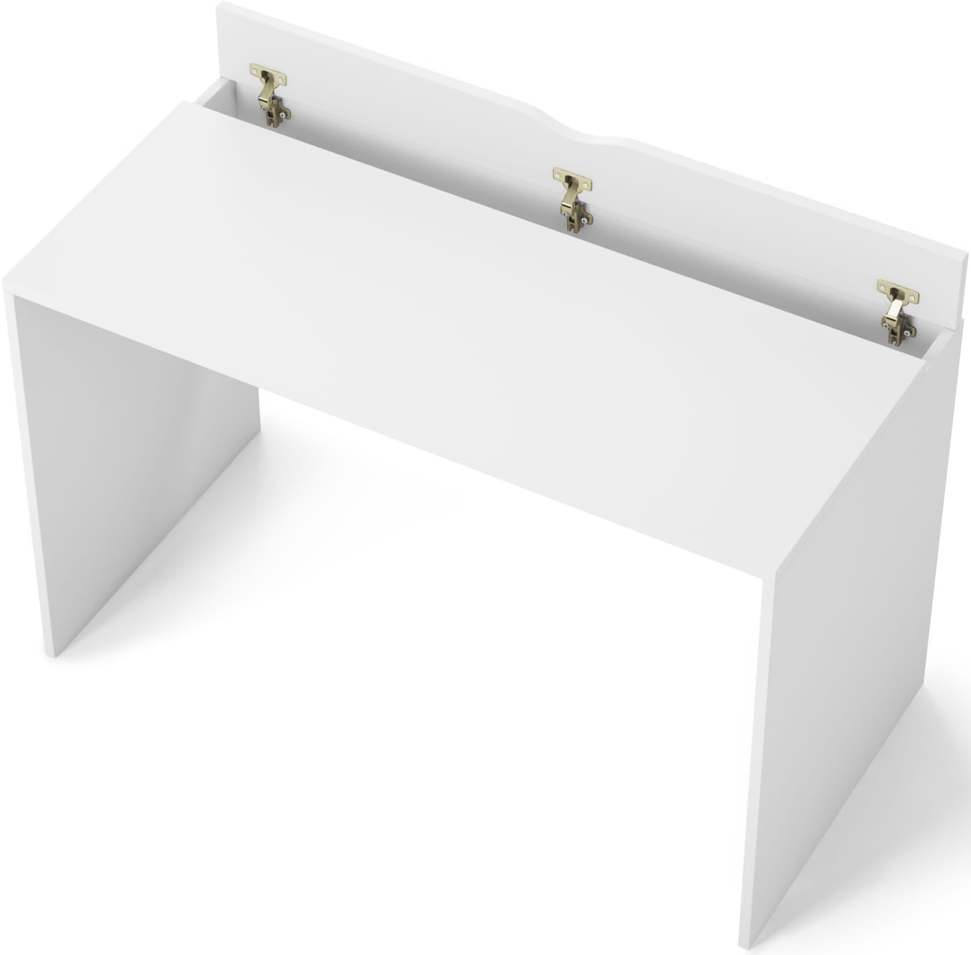 Desk Vercelli | size: Length: 60cm, Width: 120cm, Height: 75cm | color: White | image: 2 | variant: 1010570