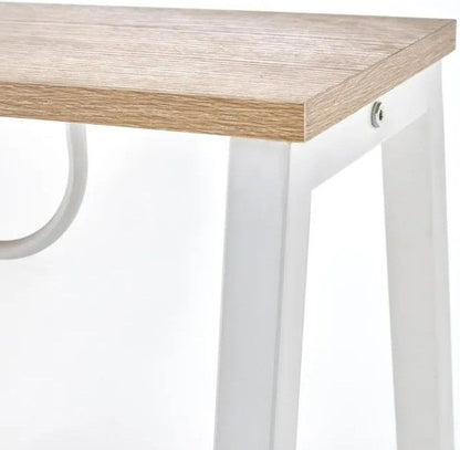 Desk West Eastbourne | size: Length: 60cm, Width: 139cm, Height: 140cm | color: Oak | image: 5 | variant: 1007306
