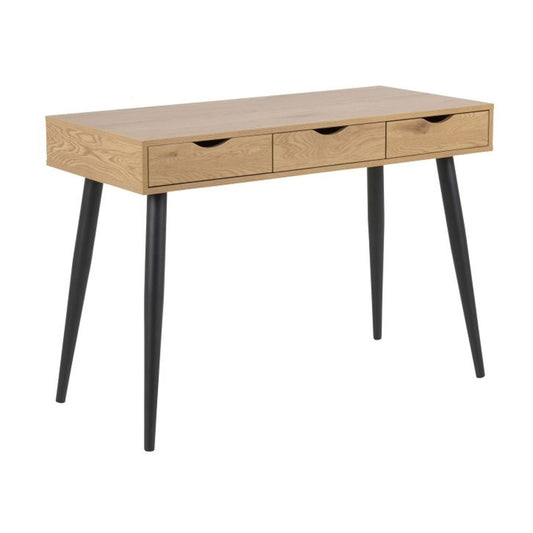 Desk Wolverhampton | size: Length: 110cm, Width: 50cm, Height: 77cm | color: Oak/Grey | image: 1 | variant: 1005110