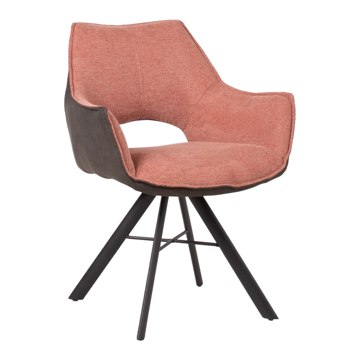 Dining Room Furniture Set Bromley | size: Length: 90cm, Width: 200cm, Height: 76cm | color: Black/Orange/Grey | image: 1 | variant: 1005469