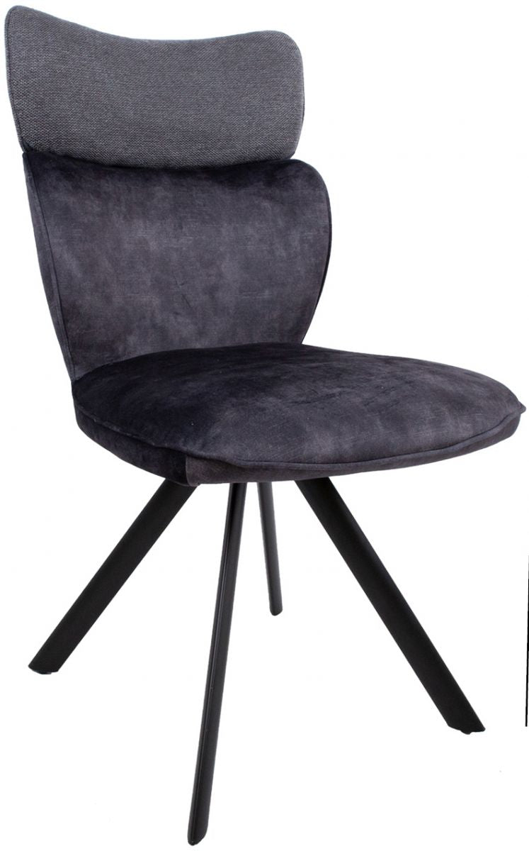 Dining Room Furniture Set Bromley | size: Length: 90cm, Width: 220cm, Height: 76cm | color: Black/Grey | image: 3 | variant: 1001678
