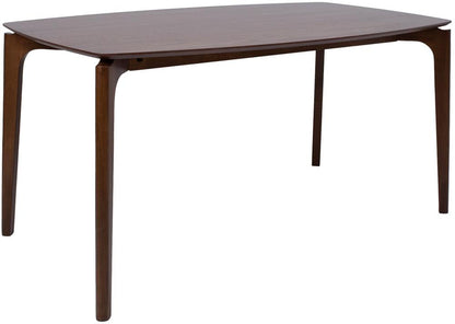 Dining Room Furniture Set East Marijampole | size: Length: 90cm, Width: 150cm, Height: 75cm | color: Brown/Yellow | image: 6 | variant: 1006159