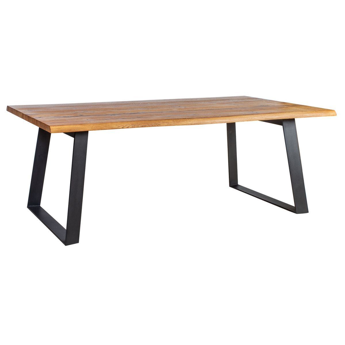 Dining Room Furniture Set East Witney | size: Length: 100cm, Width: 220cm, Height: 75cm | color: Brown/Black/Grey | image: 3 | variant: 1005100