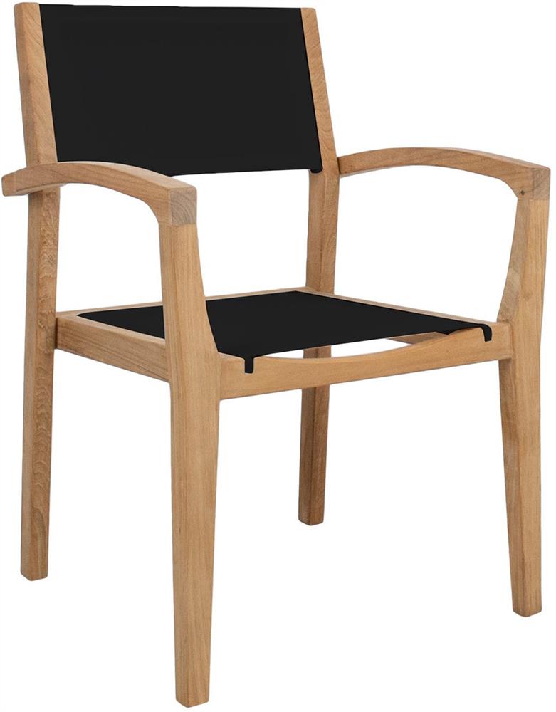 Dining Room Furniture Set Fredrikstad | size: Length: 100cm, Width: 220cm, Height: 75cm | color: Black/Oak | image: 2 | variant: 1001687
