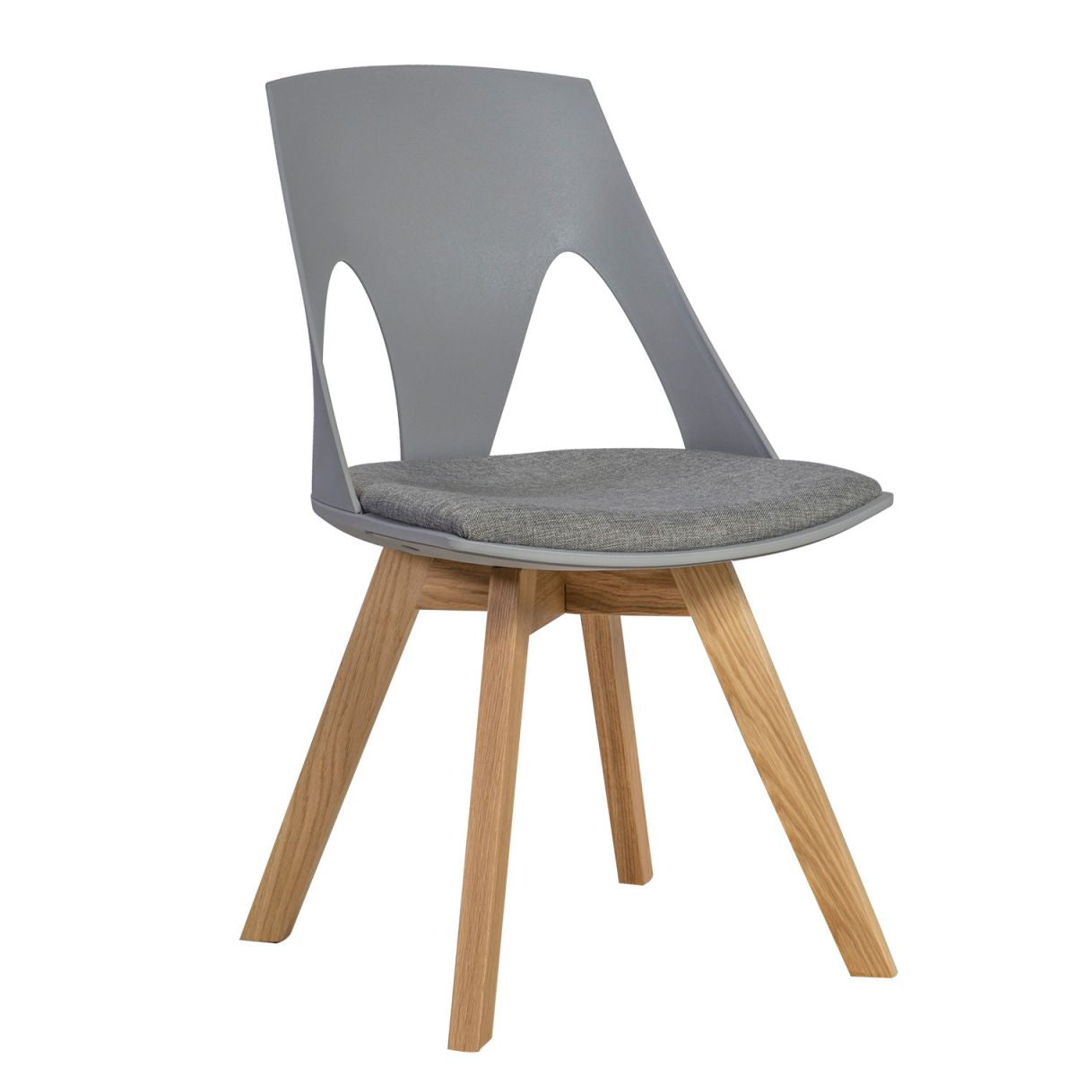 Dining Room Furniture Set Rochester | size: Length: 80cm, Width: 140cm, Height: 74cm | color: Oak/Grey | image: 1 | variant: 1005473