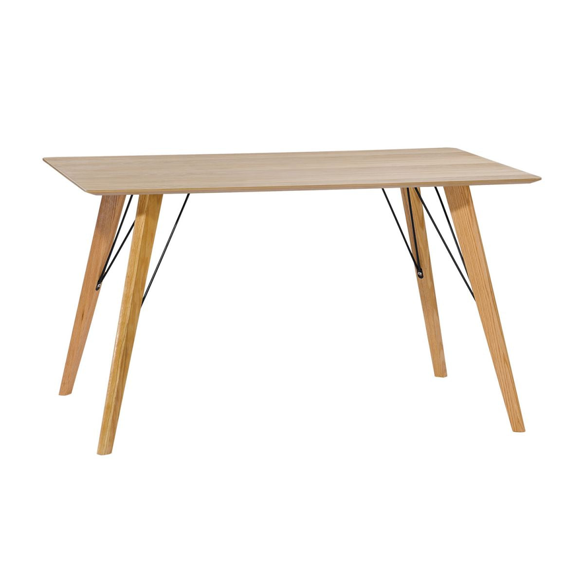 Dining Room Furniture Set Rochester | size: Length: 80cm, Width: 140cm, Height: 74cm | color: Oak/Grey | image: 2 | variant: 1005473