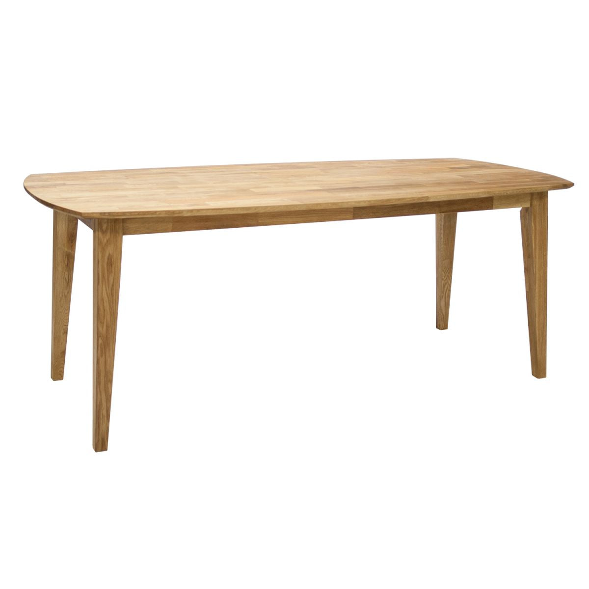 Dining Room Furniture Set Sandnes | size: Length: 90cm, Width: 190cm, Height: 74cm | color: Oak/Grey | image: 1 | variant: 1005093