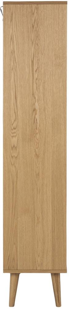 Display Cabinet Turin | size: Width: 80cm, Height: 178cm, Depth: 37cm | color: Oak | image: 7 | variant: 1006182
