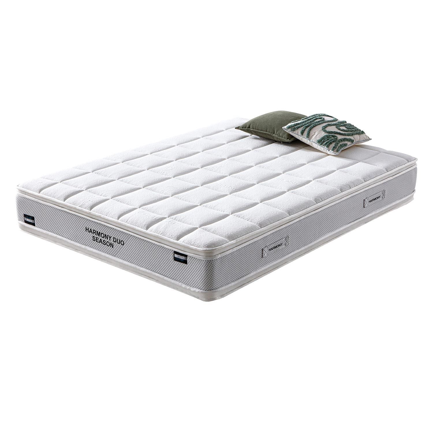 Double Bed Beverley | size: Length: 219cm, Width: 166.5cm, Height: 105cm | color: Beige | image: 1 | variant: 1006539