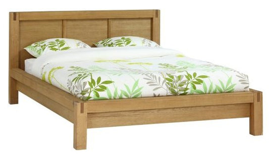 Double Bed Chicago New 1 | size: Length: 214.5cm, Width: 176cm, Height: 91cm | color: Brown | image: 1 | variant: 1010987