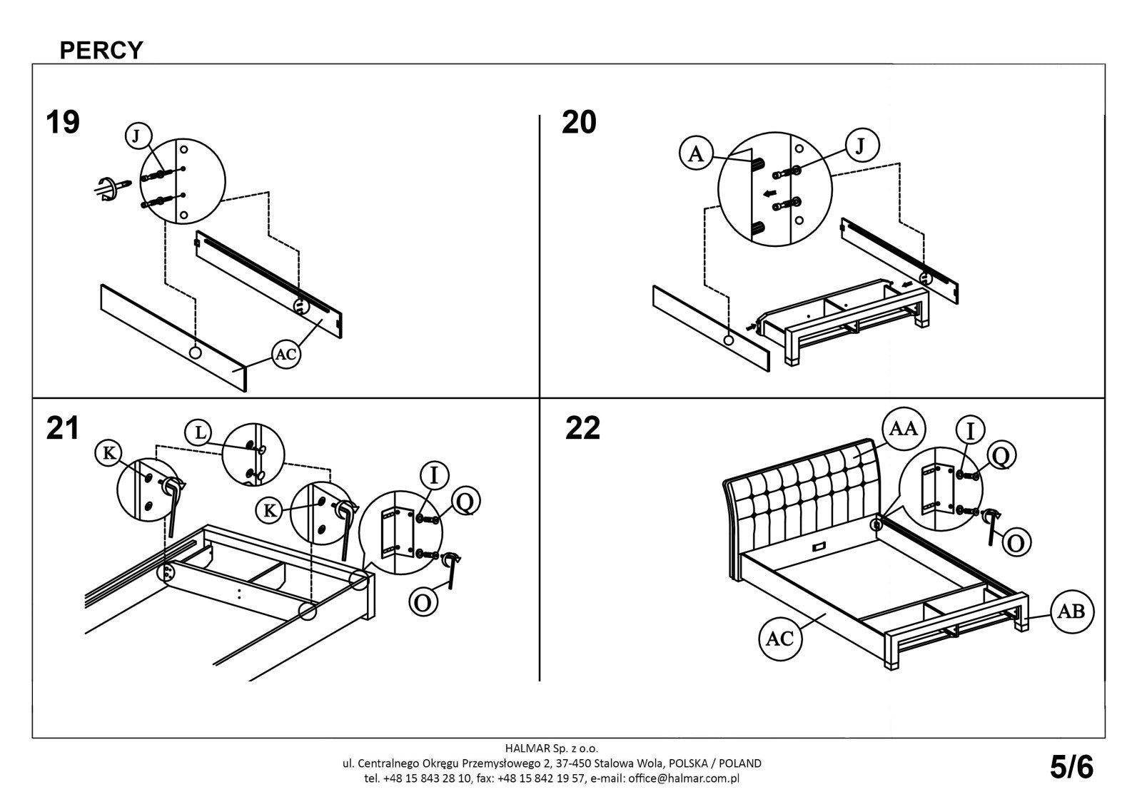 Double Bed East Auckland | size: Length: 220cm, Width: 173cm, Height: 109cm | color: Gray | image: 7 | variant: 1006690