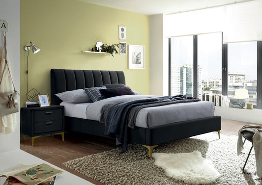 Double Bed East Brighton | size: Length: 219cm, Width: 165cm, Height: 108cm | color: Black | image: 1 | variant: 1007886
