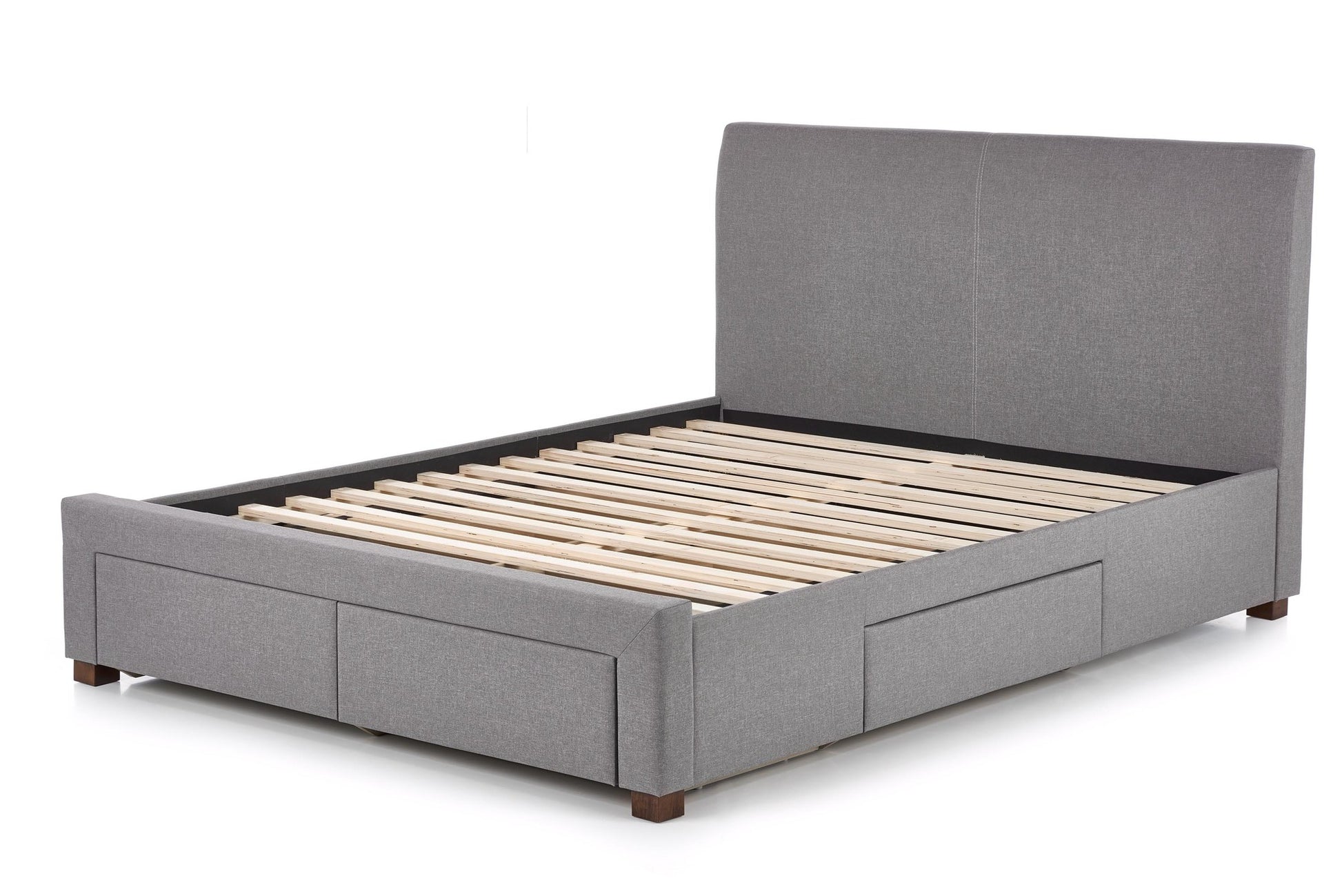 Double Bed East Gloucester | size: Length: 220cm, Width: 144cm, Height: 106cm | color: Gray | image: 3 | variant: 1006691