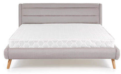 Double Bed East Imperia | size: Length: 232cm, Width: 159cm, Height: 86cm | color: Gray | image: 3 | variant: 1006672