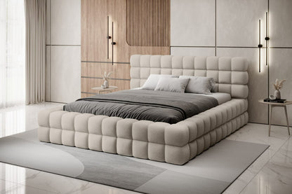 Double Bed East Petersburg 2 | size: Length: 225cm, Width: 224cm, Height: 104cm | color: Royal | image: 2 | variant: 1011071