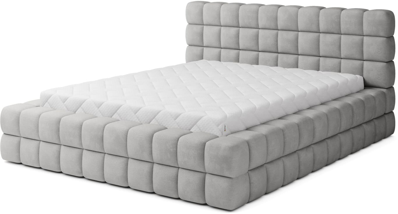 Double Bed East Petersburg | size: Length: 225cm, Width: 184cm, Height: 104cm | color: Amore | image: 0 | variant: 1011038