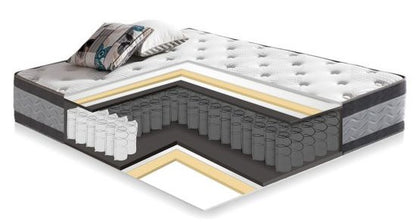 Double Bed East Treorchy | size: Length: 221cm, Width: 172cm, Height: 102cm | color: Gray | image: 3 | variant: 1005854