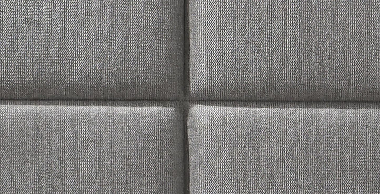 Double Bed East Walton | size: Length: 214cm, Width: 267cm, Height: 108cm | color: Gray | image: 3 | variant: 1007186