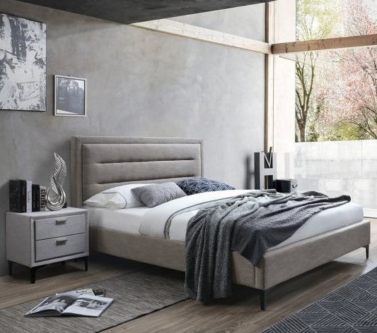 Double Bed East Wokingham | size: Length: 219cm, Width: 166.5cm, Height: 105cm | color: Beige | image: 1 | variant: 1005004
