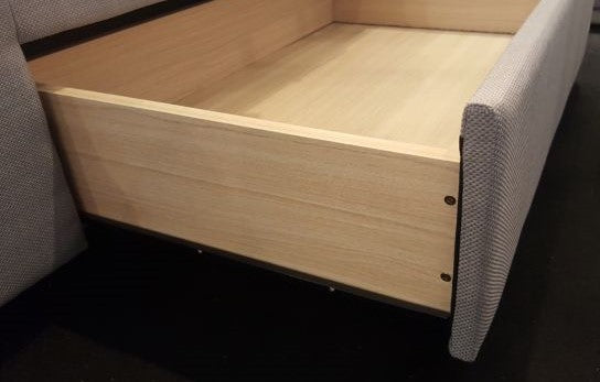 Double Bed East Woodstock | size: Length: 220.5cm, Width: 165cm, Height: 110cm | color: Gray | image: 2 | variant: 1005006