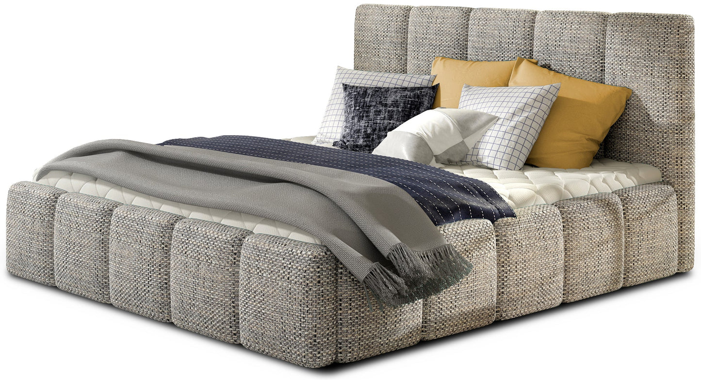Double Bed Edvige 3 | size: Length: 220cm, Width: 160cm, Height: 93cm | color: Berlin | image: 0 | variant: 1007604