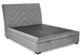 Double Bed Lagos | size: Length: 230cm, Width: 163cm, Height: 124cm | color: Gray | image: 1 | variant: 1003358