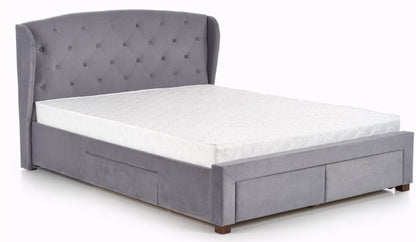 Double Bed Manila | size: Length: 218cm, Width: 171cm, Height: 111cm | color: Gray | image: 1 | variant: 1003389