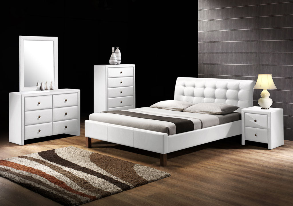 Double Bed Melbourne | size: Length: 216cm, Width: 163cm, Height: 96cm | color: White | image: 8 | variant: 1003393