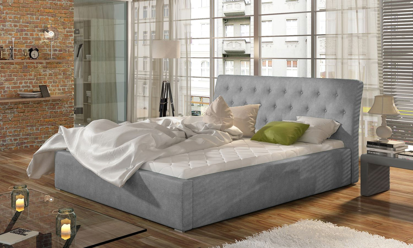 Double Bed Milano | size: Length: 223cm, Width: 160cm, Height: 100cm | color: Paros | image: 1 | variant: 1008032