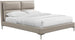 Double Bed Olney | size: Length: 220.5cm, Width: 173cm, Height: 116cm | color: Beige | image: 1 | variant: 1001756
