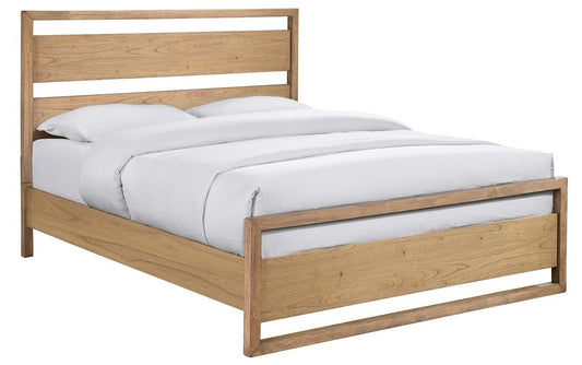 Double Bed Ozzo 4 | size: Length: 209.5cm, Width: 166cm, Height: 120.5cm | color: Oak | image: 0 | variant: 1018061