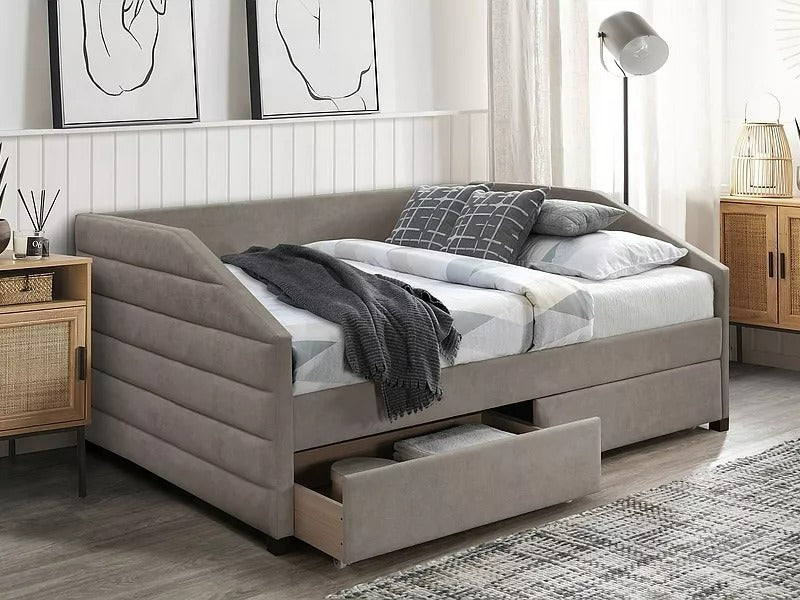 Double Bed Tamworth | size: Length: 213cm, Width: 127cm, Height: 86cm | color: Beige | image: 0 | variant: 1004542