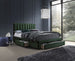 Double Bed Tenby | size: Length: 214cm, Width: 164cm, Height: 111cm | color: Green | image: 1 | variant: 1003366