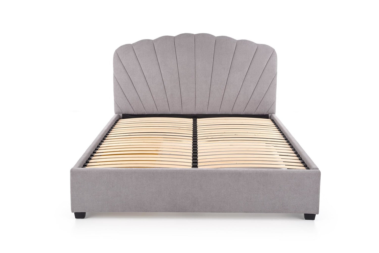 Double Bed West Stavanger | size: Length: 214cm, Width: 160cm, Height: 120cm | color: Gray | image: 3 | variant: 1007469