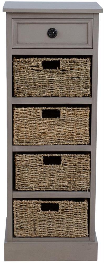 Dresser Charleston | size: Length: 33cm, Width: 40cm, Height: 108cm | color: Gray | image: 3 | variant: 1006356