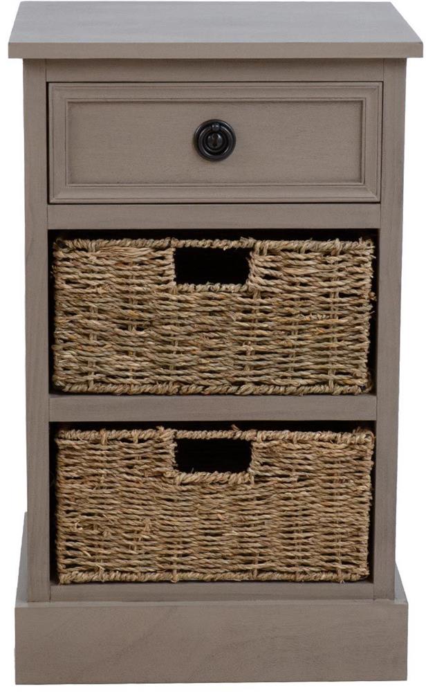 Dresser Charleston | size: Length: 33cm, Width: 40cm, Height: 66cm | color: Gray | image: 2 | variant: 1006358